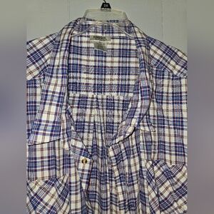 Men's 8xl KingSize button down dress shirts (red white & blue)
